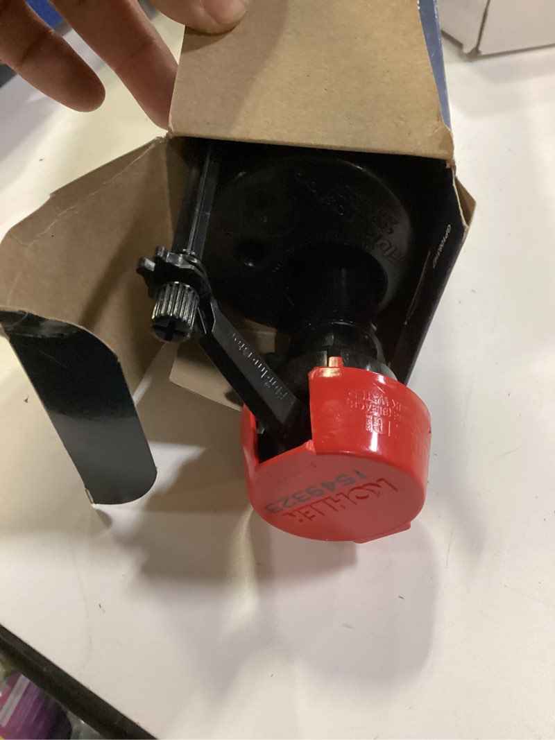 Condition photo showing Good Condition for Kohler Genuine Part Gp1083167 Silent Fill Valve Kit For All Kohler Class Five Toilets,12.5" x 3.5" x 3" Black