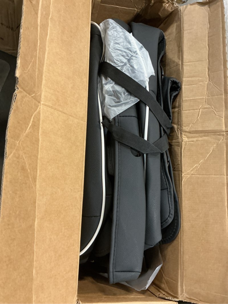 Condition photo showing Good Condition for premium faux leather seat covers custom fit for dodge ram 1500 (2012-2019) & ram 1500 classic (2019-2024) crew cab - fully covered - (c1 size, confirm with fitment guide before order) black & full sets & crew cab c1 size & premium faux leather