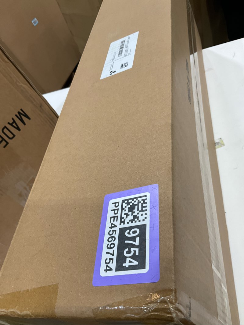 Condition photo showing Good Condition for MELUCEE 4-Light Bathroom Lighting Fixtures with Clear Glass Shade Chrome Finish, Modern Vanity Light Wall Mount Lamp for Bedroom Dressing Table Mirror Cabinets Vanity Table (Patent No.: US D963914 S) Chrome 4-Light