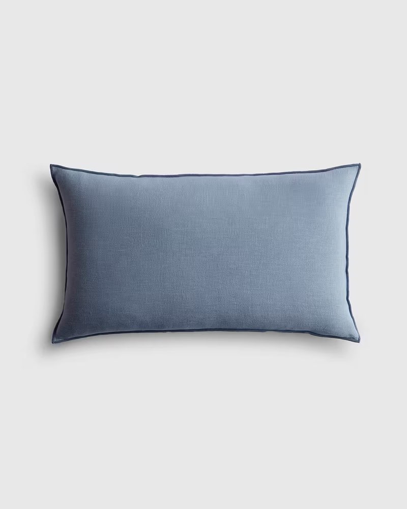 contrast european linen pillow cover
