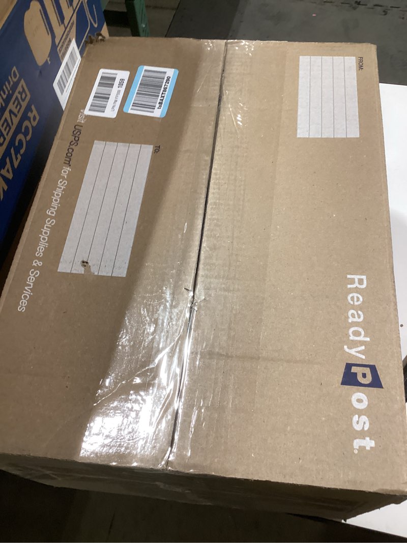 Condition photo showing Good Condition for Dash and Albert Malta Blue Machine Washable Area Rug - 3' x 5' Blue Stripe Washable Accent Rug - Dur