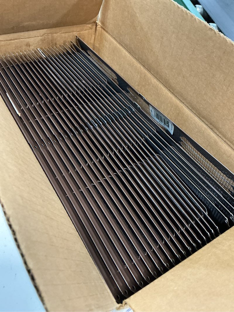 Condition photo showing New/Like New for air vent 84228 undereave vent, brown, 16 x 4-in. - quantity 24