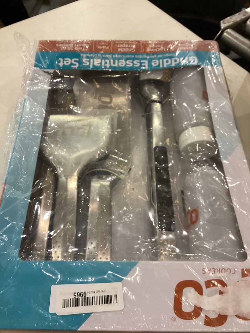 LoCo Cookers 5-Piece Griddle Cooking Kit for Indoor & Outdoor BBQ Grilling