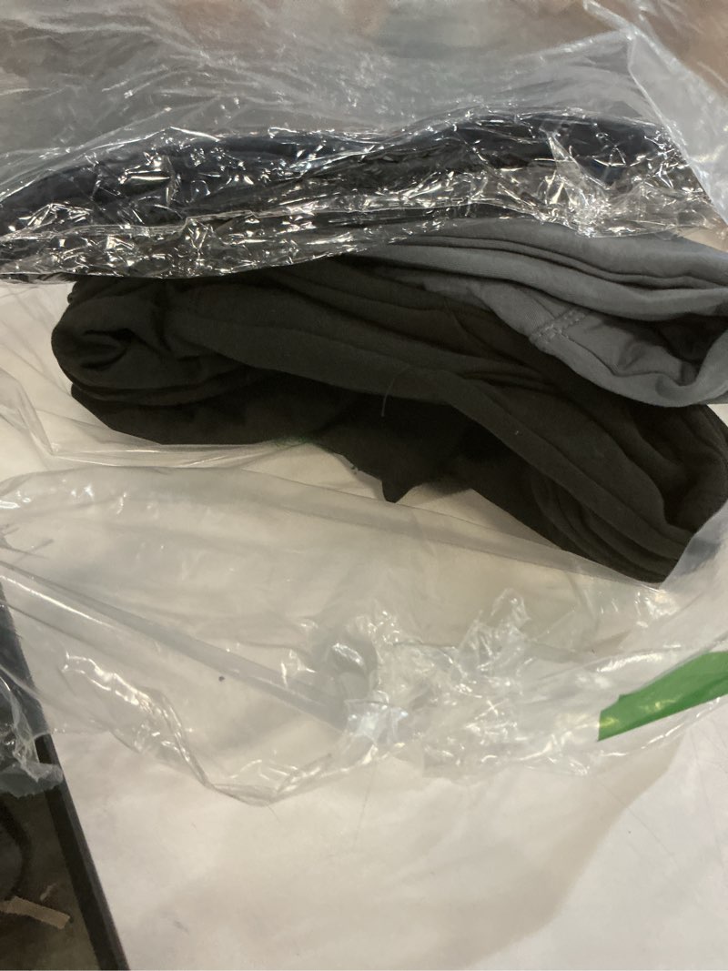 Condition photo showing Good Condition for 3 Pack Fleece Lined Leggings Women with Pockets -Warm Winter Yoga Pants for Women Thermal Running Workout Leggings Black/Grey/Navy Small-Medium