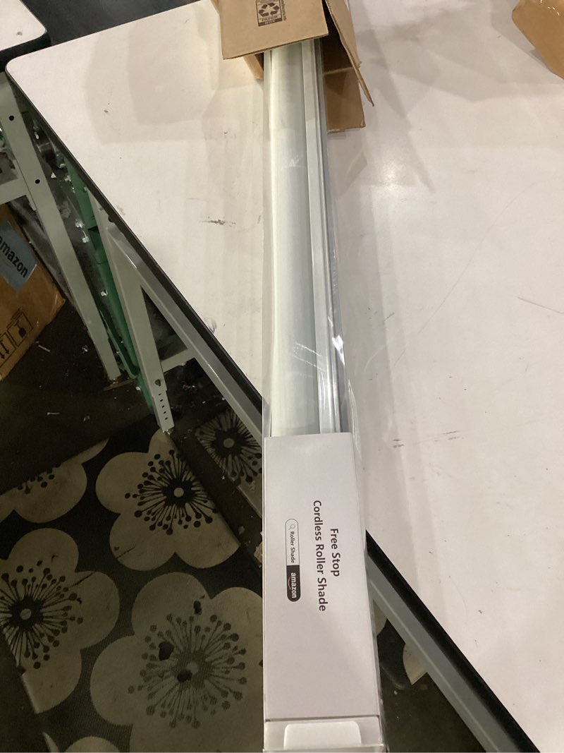Condition photo showing Good Condition for blackout roller shades for windows, cordless free-stop blinds with thermal insulated,uv protection fabric. pull down room darkening door blinds for home, office easy to install(39" w x 72" h,white) white 39"w x 72"h