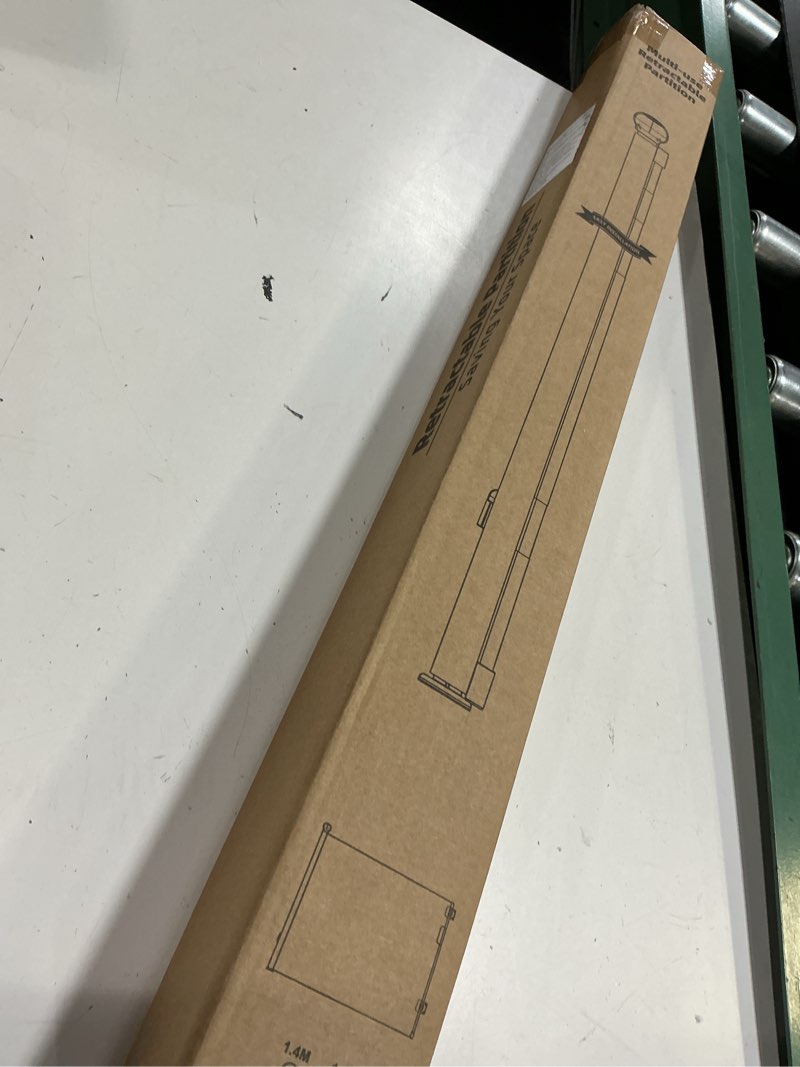 Condition photo showing New/Like New for retractable baby gates for doorways, mesh dog gate for stairs, pet gate indoor, extends to 55" wide 33" tall, safety toddlers gates for hallways, indoor & outdoor use, gray gray 33'' tall x 55'' wide