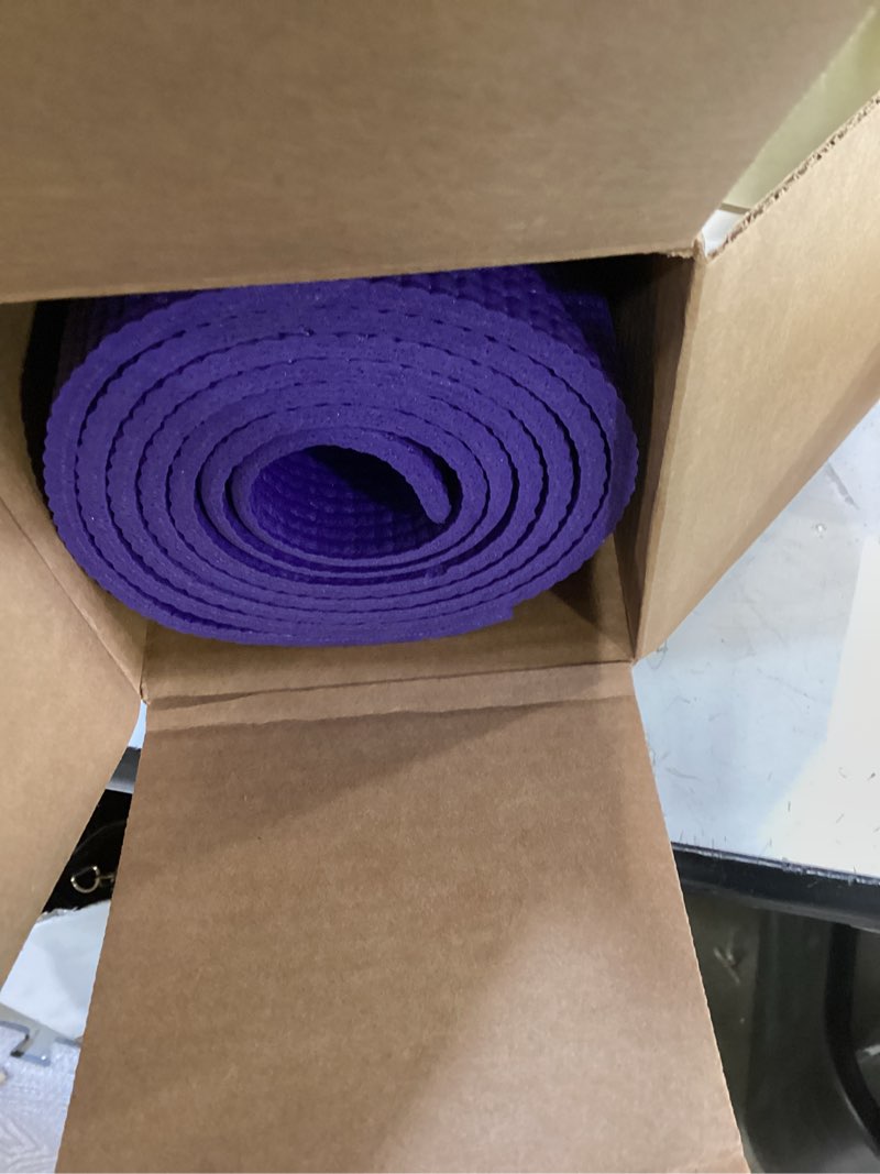 Condition photo showing Good Condition for fitvids all purpose 1/4-inch high density anti-tear exercise yoga mat with carrying strap, multiple colors purple