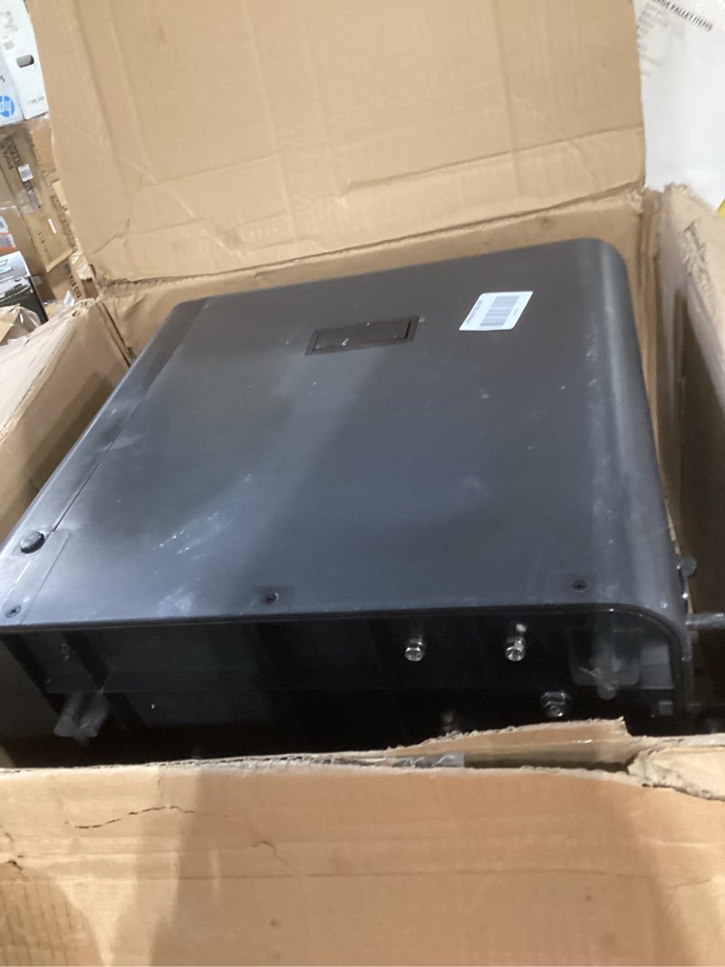 Condition photo showing As Is for vevor aquarium chiller, 110 gal 416 l, 1/3 hp hydroponic water chiller, quiet refrigeration compressor for seawater and fresh water, fish tank cooling system with pump/hose, for jellyfish, coral reef 1/3hp - standard black