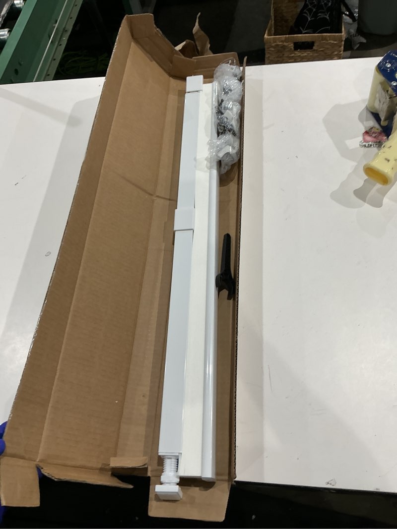 Condition photo showing As Is for lazblinds cordless cellular shades, no tools no drill light filtering honeycomb shades pleated blinds for windows, 27'' w x 48'' h, white light filtering-white 27'' w x 48'' h
