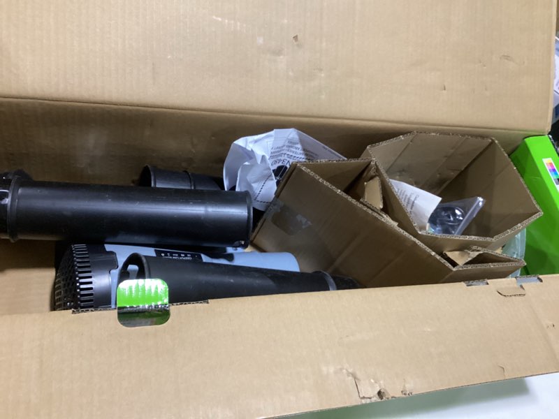 Condition photo showing As Is for (Missing saw) Greenworks 60V 16\" Brushless Cordless Chainsaw, 2.5Ah Battery and Charger Included 60V 16\" (2.5Ah)