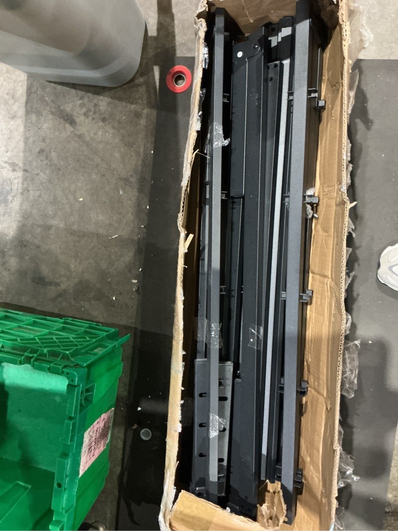 Condition photo showing As Is for not exact at all, similar. metal bed frame full size, 14 inch 3500 lbs heavy duty platform bed frames steel slats noise free no box spring needed, easy assemble sturdy bedframe rounded corner with storage and mattress retainers