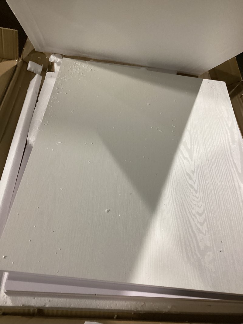 Condition photo showing Good Condition for 5 pcs wire rack covers, 32x16x1.6 in pvc wire shelf cover for pantry, removable closet decoration shelf liners (not wood) for kitchen bathroom office shelving, durable shelves easy install-white 1# white 32x16x1.6 in