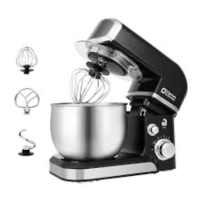 kitchen in the box stand mixer, 6.5qt electric food mixer, 10 speeds 3-in-1 kitchen mixer for daily 