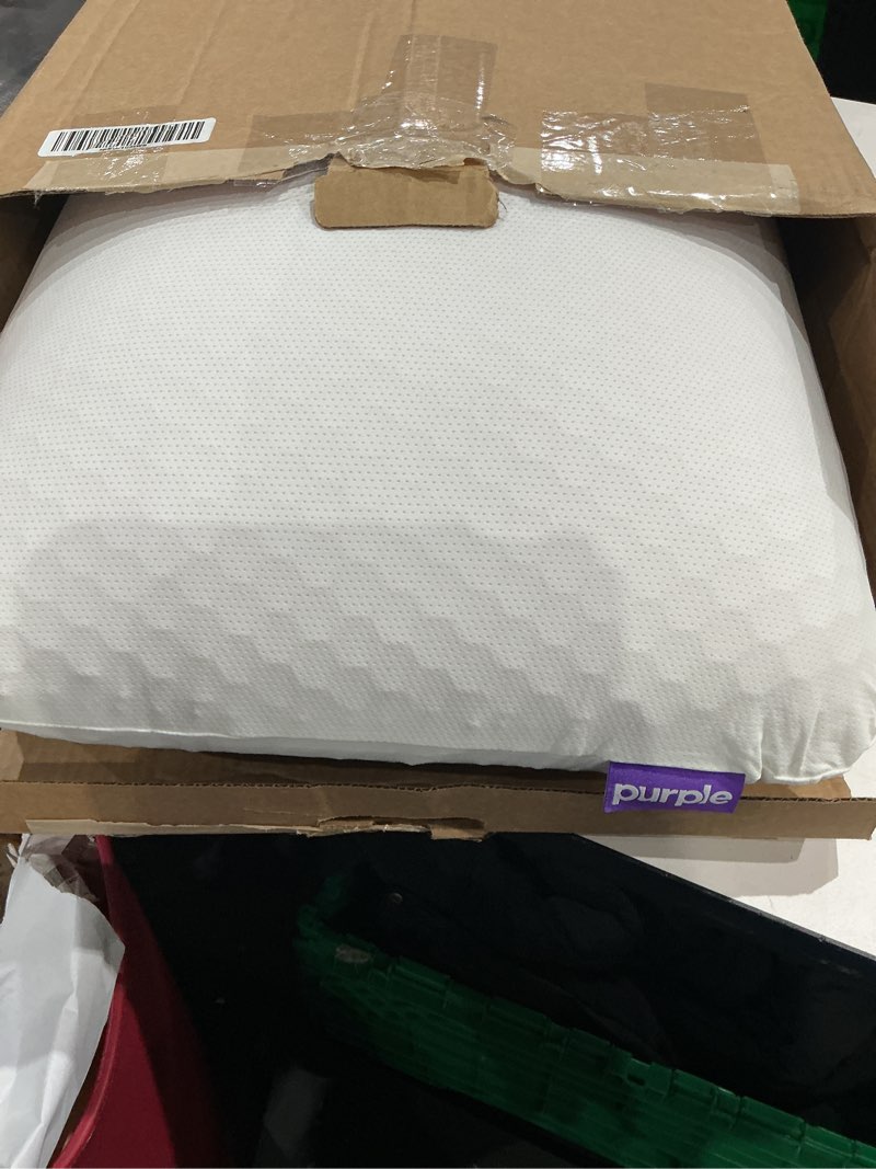Condition photo showing Good Condition for purple harmony pillow – talalay latex foam cooling pillow for combo or side sleepers, 360º hex gelflex grid for no-pressure support and luxurious weightless feel - standard, medium feel, tall height standard – tall