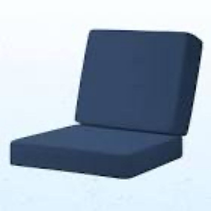 iheqard outdoor deep seat cushion set, 24 x 24 inch waterproof and fade resistant patio furniture cu