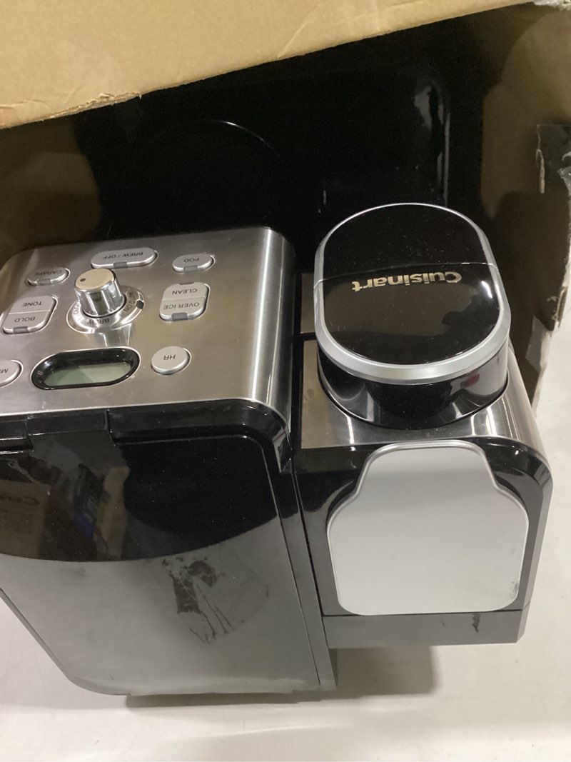 Condition photo showing As Is for CUISINART Coffee Center® 10-Cup Thermal Coffeemaker and Single-Serve Brewer