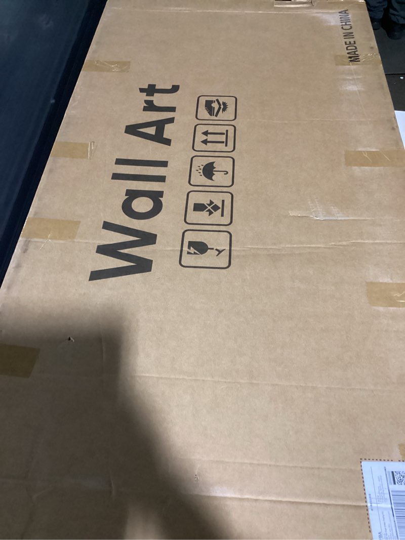 large framed colorful abstract wall art for living room, oversized modern horizontal bright canvas p