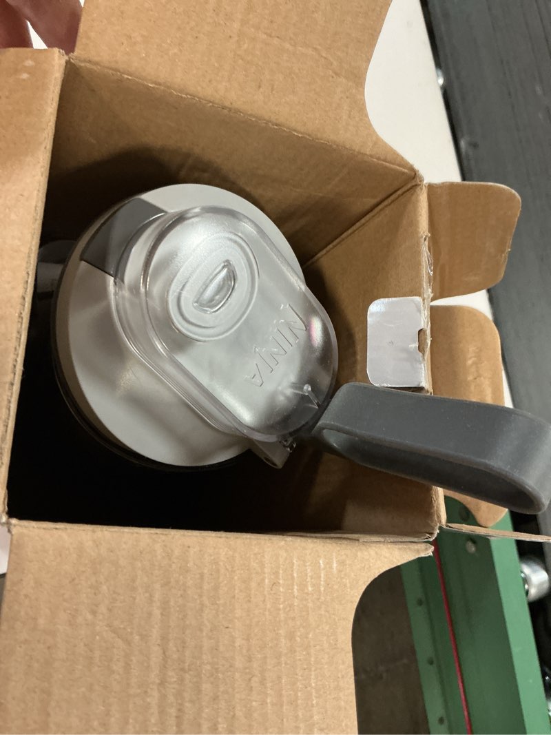 Condition photo showing As Is for Ninja Blast Max, Portable Blender + Twist & Go, Personal Smoothie, Blend, Ice Crush, 3 Programs, Cordless, 22 oz removable Vessel, Dishwasher Safe, Leakproof, Silver, BC251SL