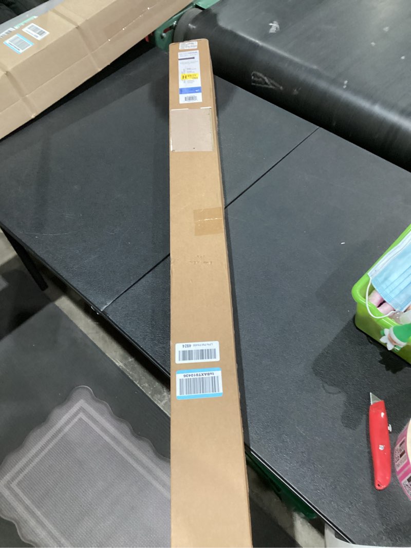 Condition photo showing New/Like New for BlastHome® Non-Adjustable Luxury Extra Long Curtain Rod, 1 ¼” Rod Set, 13 foot Fixed Length (Three Rods Connect for a Seamless Look), Brushed Gold Single Rod Brushed Gold 13 foot