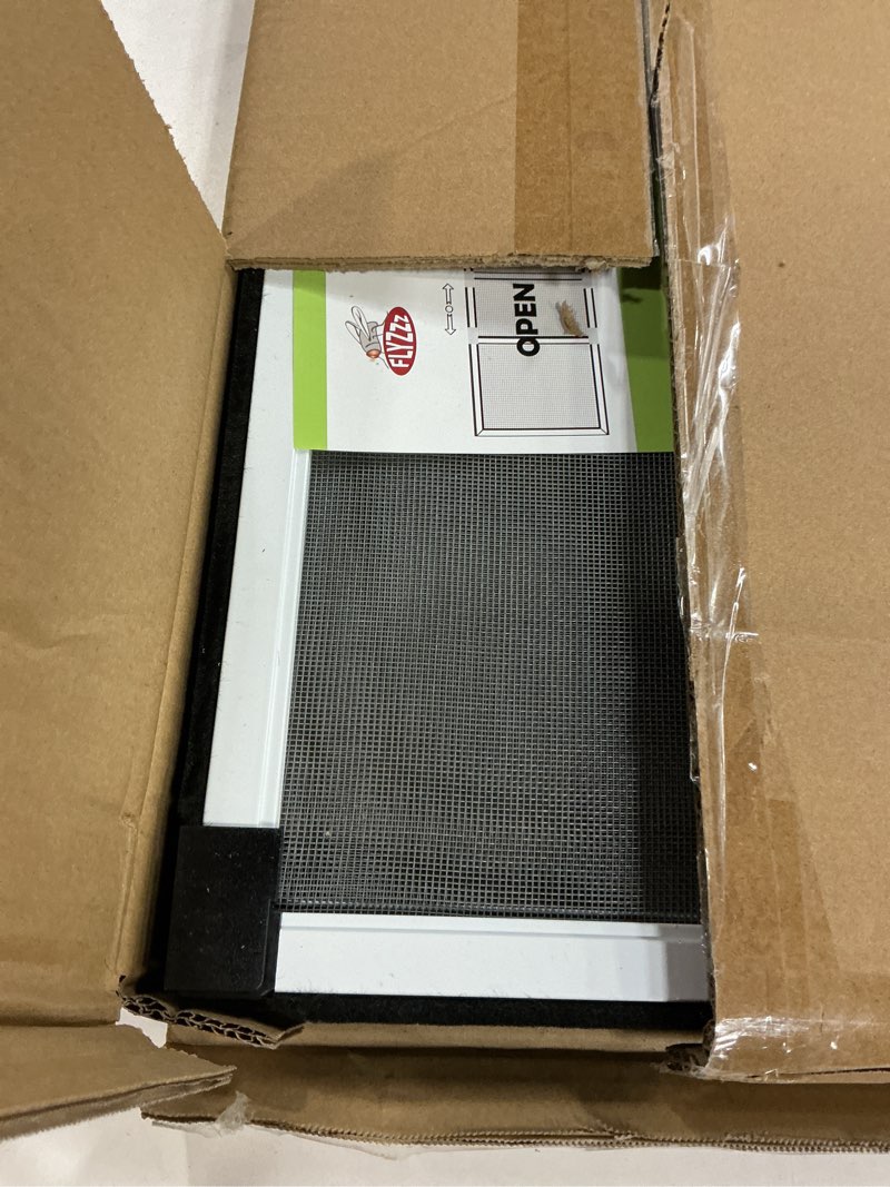 Condition photo showing New/Like New for flyzzz expandable window screens (10" h x 19" - 36" w) 2packs adjustable window screen, replacement window screen for window, window mesh screen, window net screen 10 inches high by 19-36 inches wide 2 packs