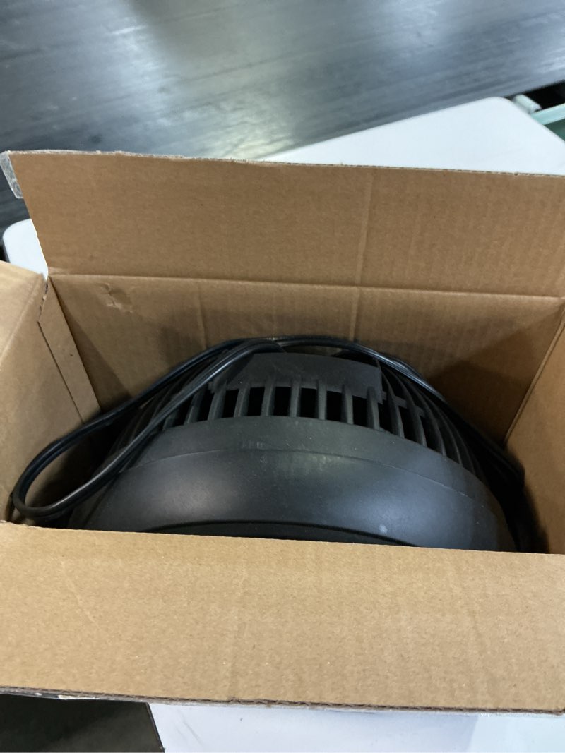 Condition photo showing As Is for utilitech 8-in 3-speed air circulatory fan
