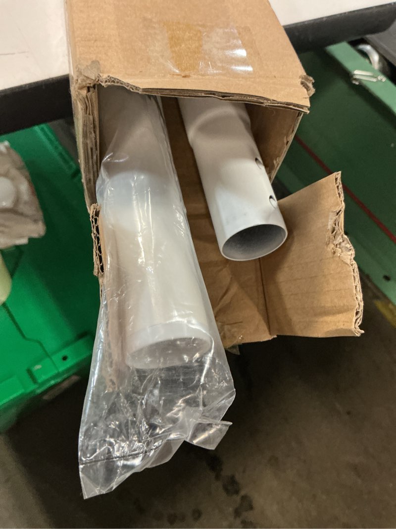 Condition photo showing Good Condition for allzone tension curtain rod for window, 83-123 inches, heavy duty curtain rods no drilling, non-slip bathroom shower tension rod, renter friendly, adjustable, spring loaded, extra long, white white 83-123 inches