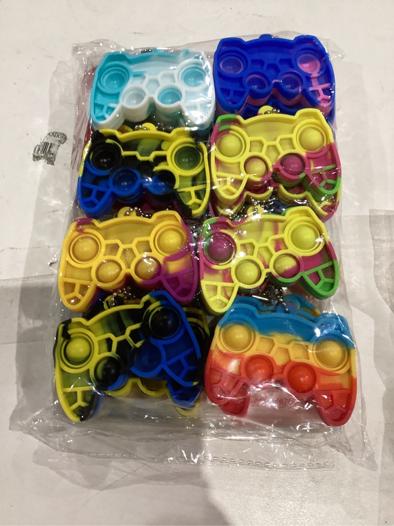 Condition photo showing New/Like New for 24 Pcs Backpack Valentines for Class, Valentines Day Cards Pop Fidget Keychain Toys Gifts for Kids Classroom School Toddler Boys Girls Valentine s Party Favors Exchange Gifts Bulk Goodie Bag Stuffers