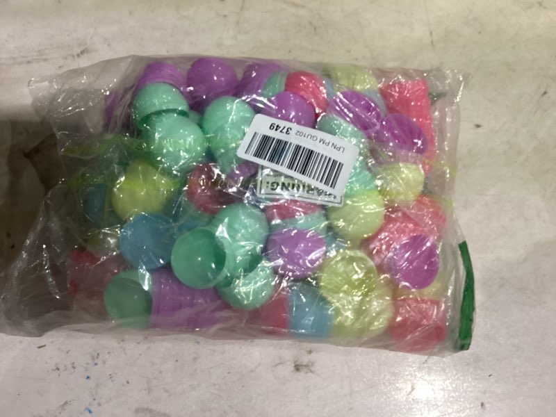 Condition photo showing Good Condition for yumzo 12 pack (24pcs) plastic eggs, 2.3x1.5 inch fillable empty shells in pastel assorted colors - secure snap closure toys for spring egg hunt, basket stuffers & party favors, 12 count