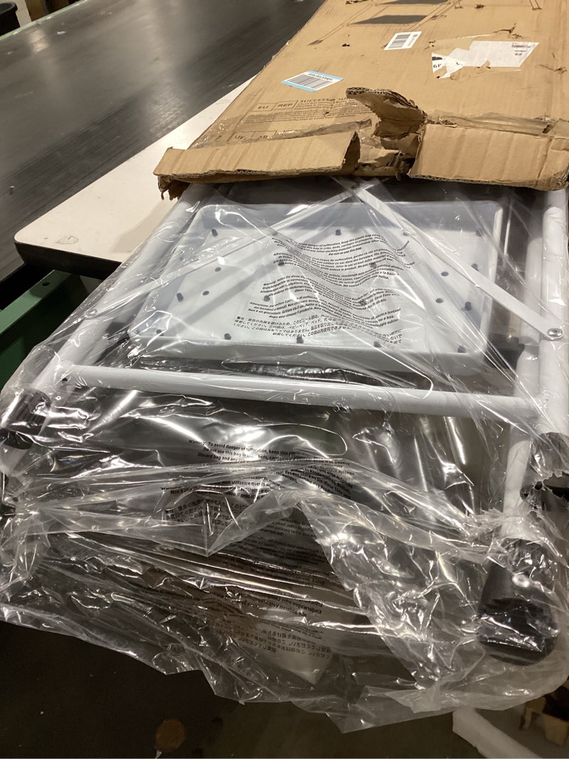 Condition photo showing Good Condition for KINGRACK Step Ladder 4 Step Folding Step Stool for Adults with Handrails Heavy Duty Steel Sturdy Lightweight Collapsible Portable Step Ladder with Anti-Slip Wide Pedal,White