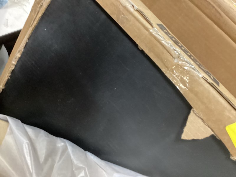 Condition photo showing Good Condition for 2ft x 4ft Drop Ceiling Tiles?Smooth Black PVC Ceiling Tiles 24 x 48in. Waterproof, Washable and Fire-Rated - Reusable - High-Grade PVC to Prevent Breakage-Package of 10 Tiles Black 2ftx4ft