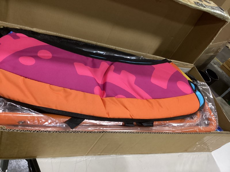 Condition photo showing As Is for Happin® 55’’ Trampoline for Kids with Safety Enclosure, Indoor & Outdoor Toddler Trampoline, Ultra Safe Design with Multi Activity Accessories, Perfect Toddler Gift for Boys & Girls Ages 1–8 Multicolor 55'' Classic