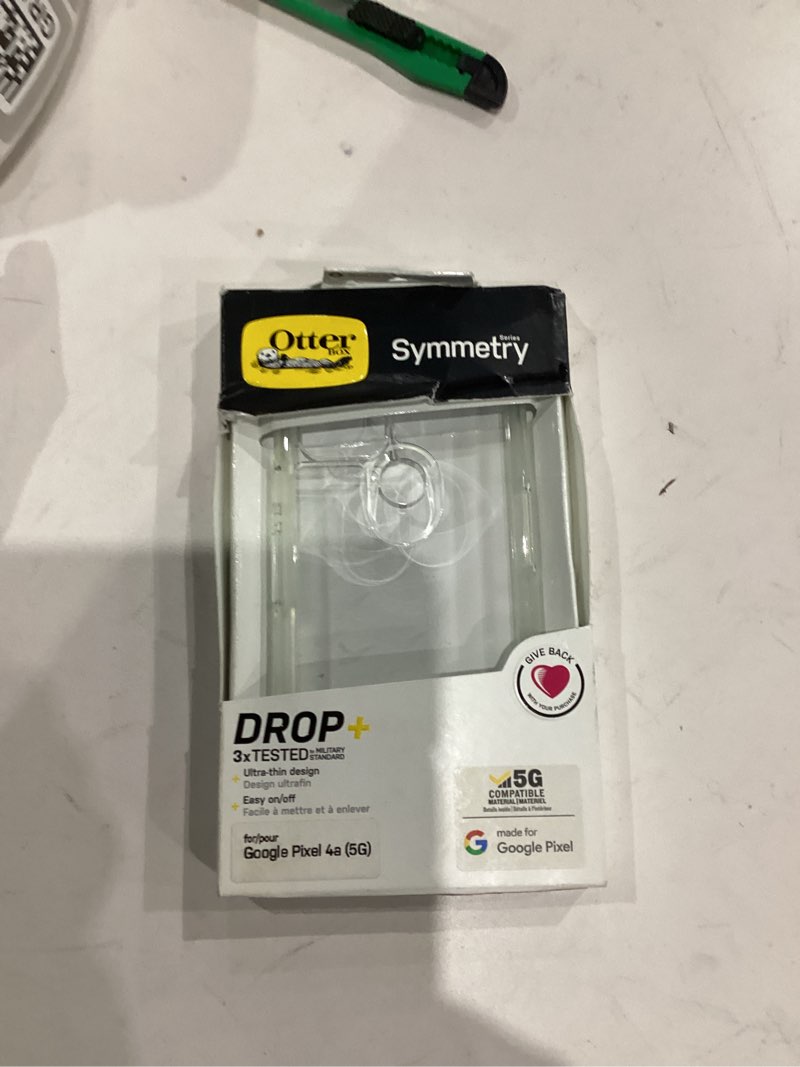 Drop + clear phone case for google pixel 4a (5G)