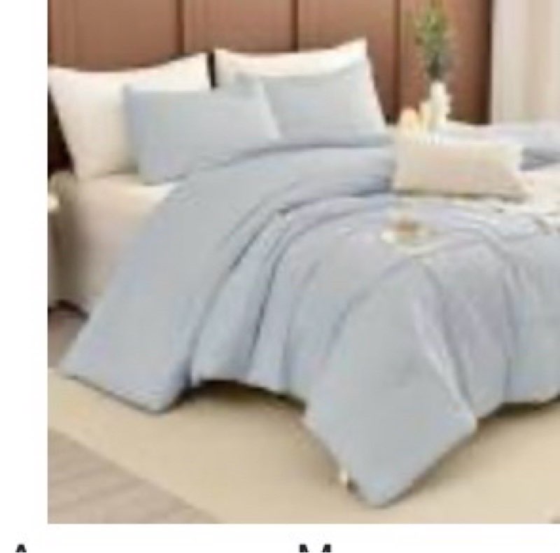 cozytide oversized king quilt 120x120,stone-washed cotton light blue lightweight oversized king beds
