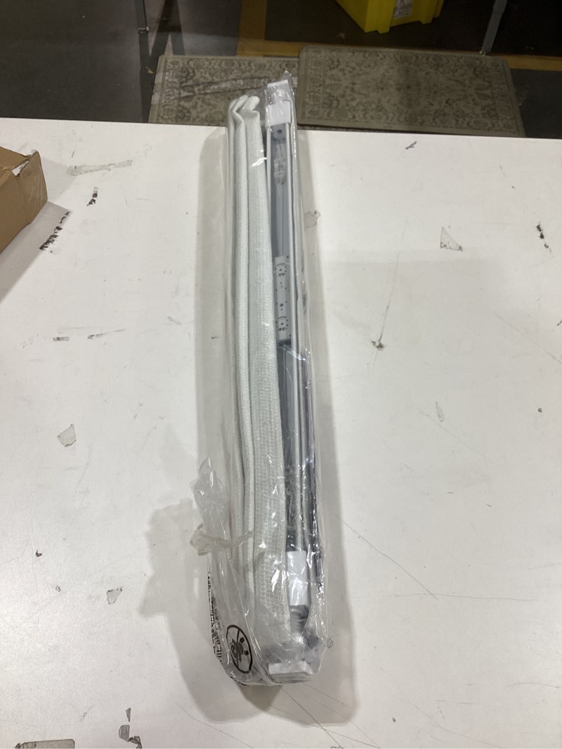 Condition photo showing New/Like New for no tools no drill cordless roman shades for indoor windows 100% blackout, for window size 26" w × 48" h white white 26" w × 48" h