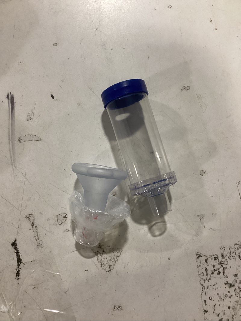 Condition photo showing Good Condition for Cat Inhaler Spacer - 2 Mask Sizes for Giving Medicine to Your Pet-Helps Cat with Breathing & Delivering Medication Fits