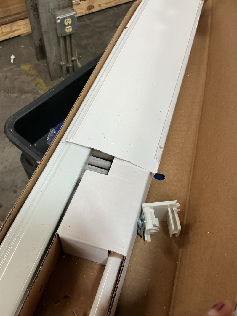 Condition photo showing As Is for  levolor trim+go vertical blind head rail