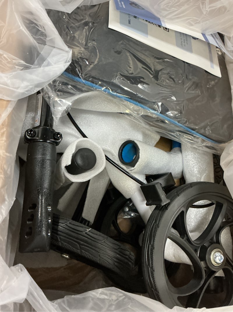 Condition photo showing New/Like New for Knee Scooter?Knee Scooter for Adults for Foot Surgery?Knee Walker for Foot Injuries Compact Crutch Alternative with Dual Braking System (Blue)
