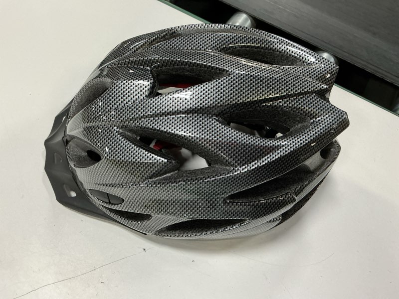 Condition photo showing Good Condition for zacro adult bike helmet, lightweight bicycle helmet with removable pads and visor, cpsc certified safety helmet for men women, mountain road cycling helmet for adult black universal adult(54-62 cm)