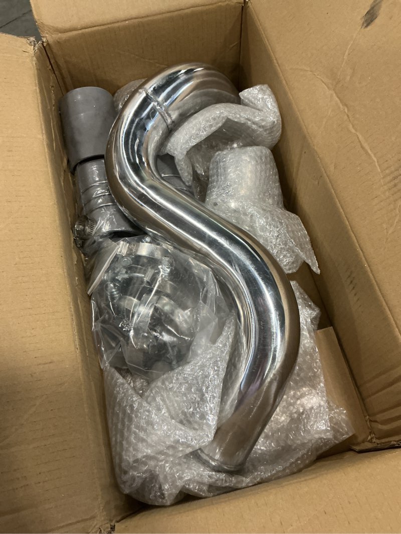 Condition photo showing New/Like New for turbo intercooler kit pipe boot and intake elbow for 2003-2007 ford f250 f350 f450 f550 super duty intercooler pipe boot kit 6.0l powerstroke diesel-silver sliver