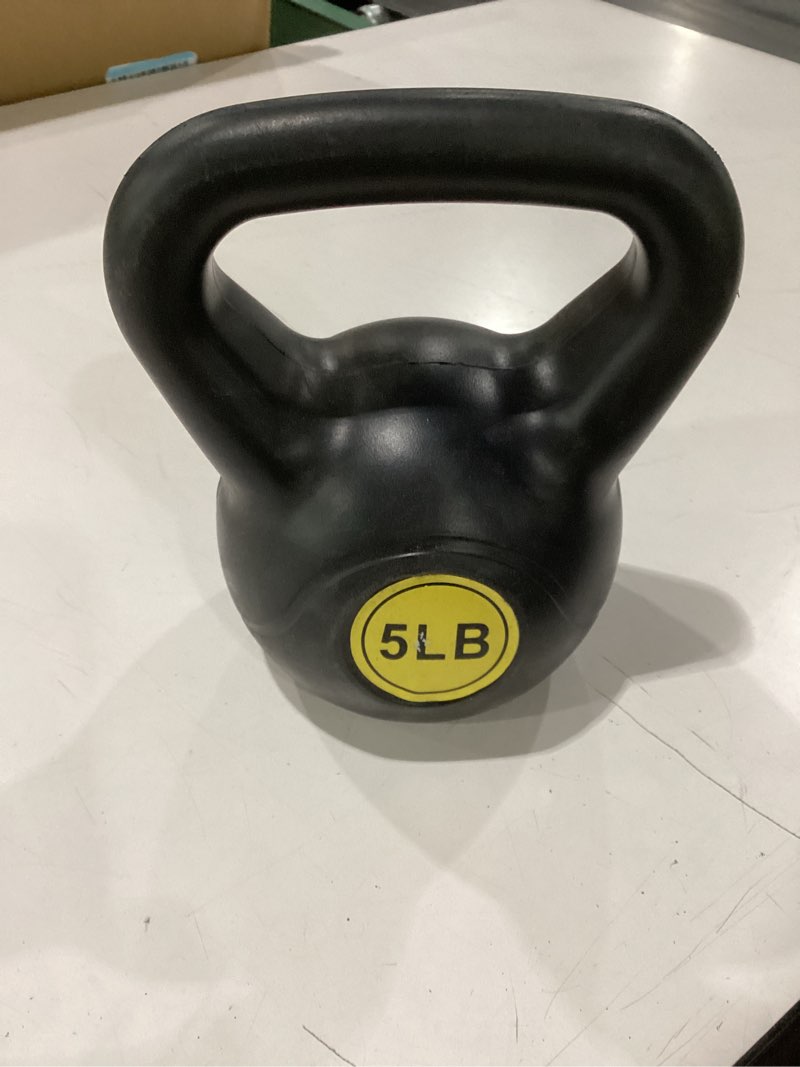 Condition photo showing Good Condition for similar to stock photos champion sports rhino fitness iron kettlebells - full body powder coated - textured for improved grip - color coded handles 5 pounds