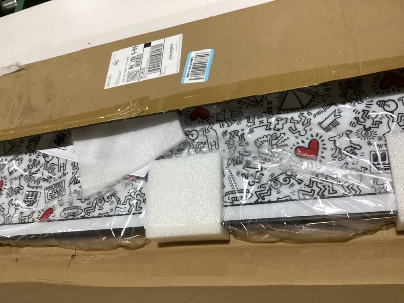 Condition photo showing Good Condition for Display Board Compatible with Lego Art 31216 Keith Haring Dancing Figures – Premium Acrylic Wall Frame for 5 Minifigures | Horizontal Hanging Frame Only, No Figures or Bricks Included (38"x15")