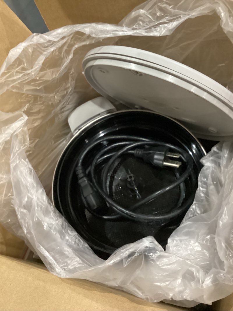 Condition photo showing As Is for sybo commercial grade stainless steel percolate coffee maker hot water urn for catering, 30-cup, 4.5l, grey 4.5l grey