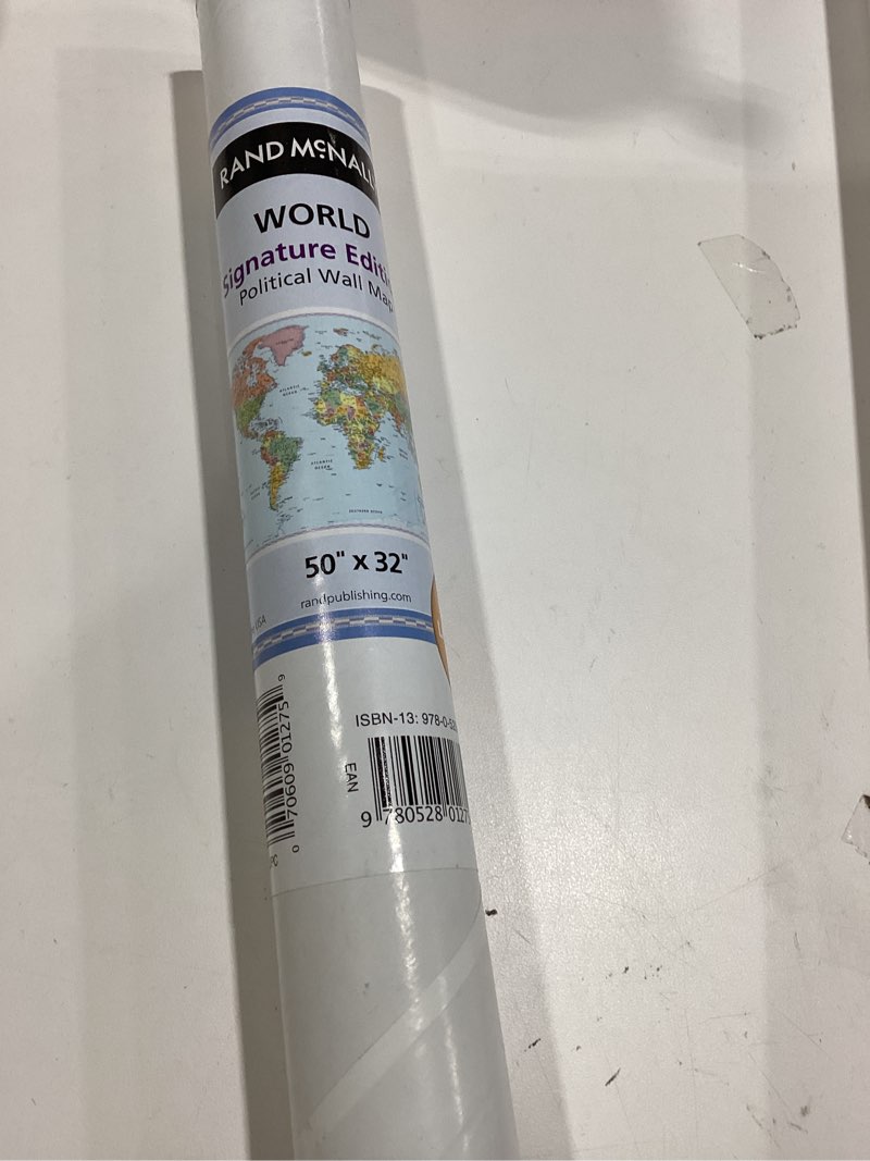 Condition photo showing Good Condition for rand mcnally bold wall map (rm528012762)