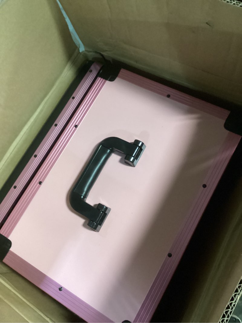 Condition photo showing Good Condition for zhenguiru rolling manicure table foldable nail desk 3 drawers, makeup organizer blueteeth speaker on wheels, travel makeup case with led mirror tsa lock for technician workstation salon black