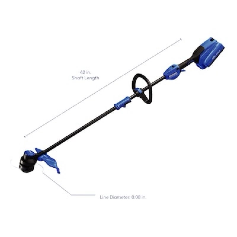 Kobalt Gen4 40-volt 15-in Straight Shaft Battery String Trimmer 4.0 Ah 