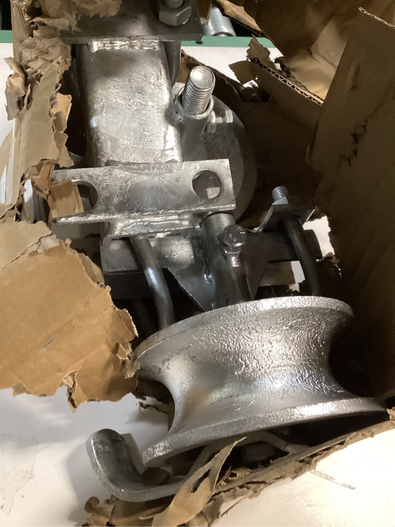 Condition photo showing Good Condition for Sliding Gate Rollers Galvanized Steel Rolling Gate Hardware Kit for 2" (1-7/8") Gate Frame & 1-7/8" 