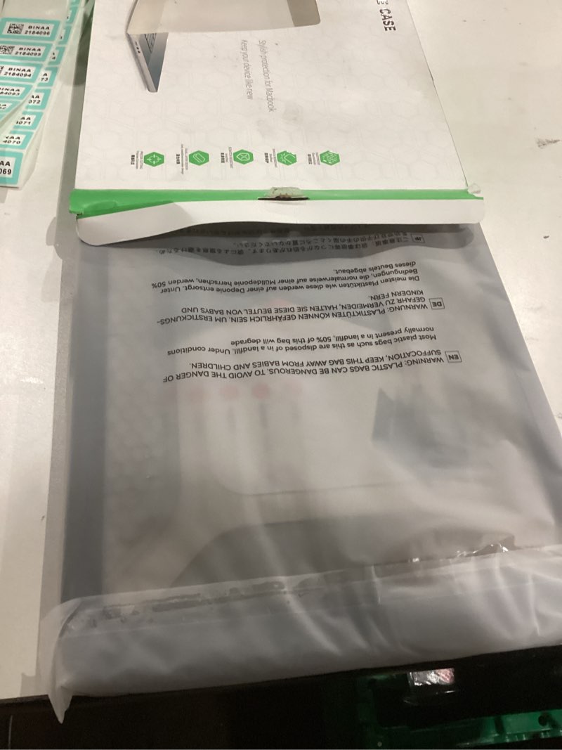 Condition photo showing New/Like New for SEYMAC stock Case for MacBook Pro 16 inch, Shock-Absorbing Protection with Folding Stand &Mouse Pad Case for MacBook Pro 16 inch, Black Black Case for MacBook Pro 16 inch