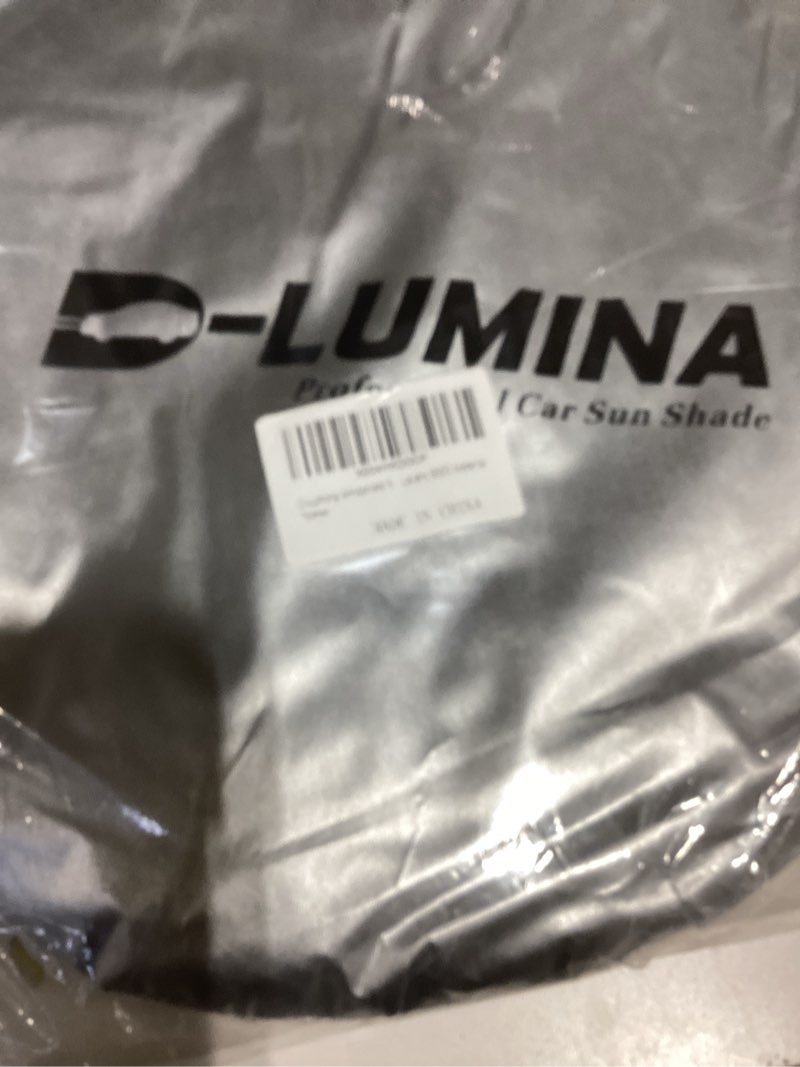 Condition photo showing As Is for D-Lumina Windshield Sun Shade for 2016-2025 Honda Pilot Accessories, Iridescent Reflective Front Window Sunshade Sun Visor Protector Block UV Rays Heat, Foldable 2 Layers 300D Material