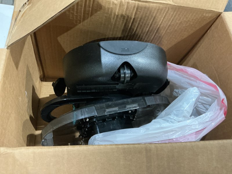 Condition photo showing As Is for s1 pro cordless robotic pool cleaner, 130-min runtime, cleans up to 1,292 sq.ft, dual-motor pool vacuum, automatic cleaner with large filter basket, fast charging & self-parking (midnight black)