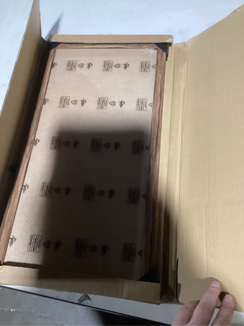 Condition photo showing Good Condition for Rustic Walnut 10x20 Frame - Single Frame, 10 x 20 Poster Frame for Artwork, Puzzles, Photos and Movie Posters Picture Frames 10" x 20"